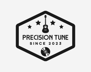 Guitar Instrument Musician logo design