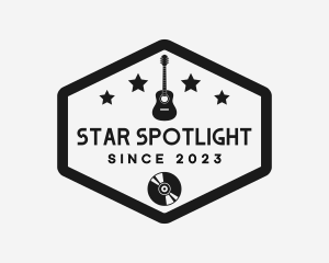 Guitar Instrument Musician logo design