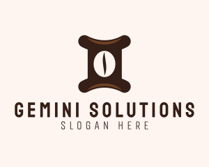 Gemini - Gemini Coffee Bean logo design