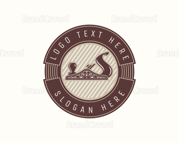 Carpentry Wood Planer Logo