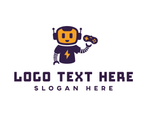Toy Store - Tech Robot Gamepad logo design