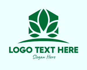 Ecological - Home Plant Landscaping logo design