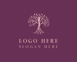 Organic Woman Tree Logo