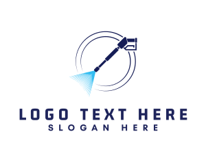 Surface Cleaner - Water Pressure Cleaning Hose logo design