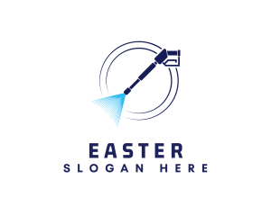 Surface Cleaner - Water Pressure Cleaning Hose logo design