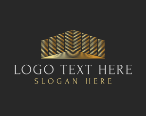 Contractor - Elegant Realtor Building logo design