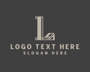 Engineer - Industrial Fabrication Letter L logo design