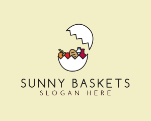 Picnic - Egg Grocery Shopping logo design