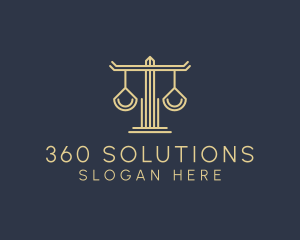 Law Firm Scales logo design