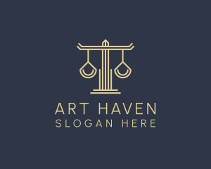 Law Firm Scales logo design