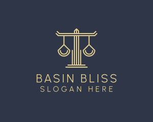 Law Firm Scales logo design