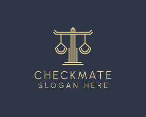 Law Firm Scales logo design