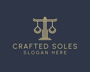 Law Firm Scales logo design