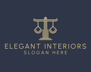 Law Firm Scales logo design