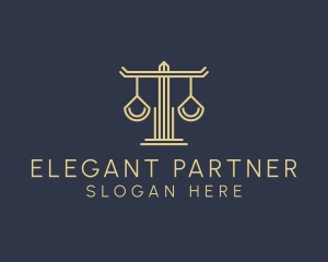 Law Firm Scales logo design