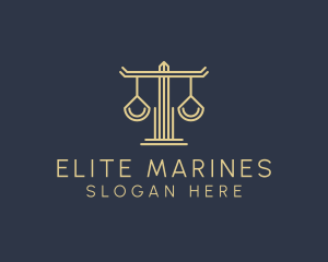 Law Firm Scales logo design