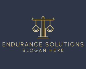 Law Firm Scales logo design