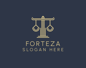 Law Firm Scales logo design