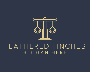 Law Firm Scales logo design