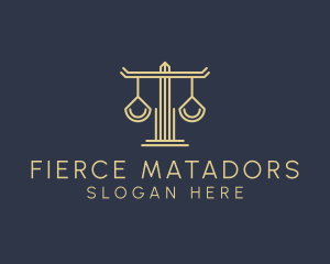 Law Firm Scales logo design