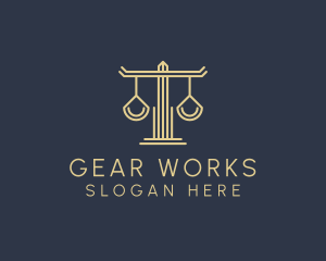 Law Firm Scales logo design