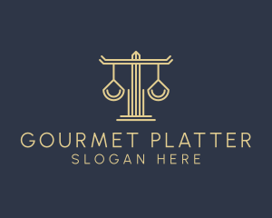 Law Firm Scales logo design