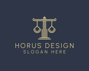 Law Firm Scales logo design