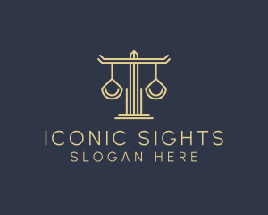 Law Firm Scales logo design