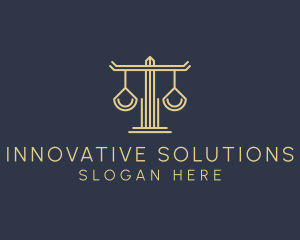 Law Firm Scales logo design