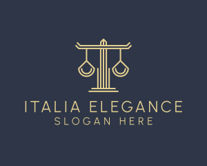 Law Firm Scales logo design