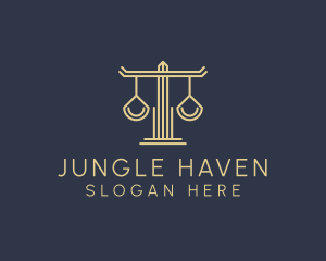 Law Firm Scales logo design