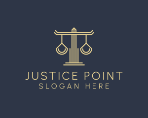 Judiciary - Law Firm Scales logo design