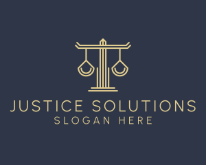 Judicial - Law Firm Scales logo design