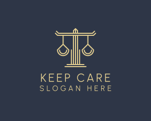 Law Firm Scales logo design