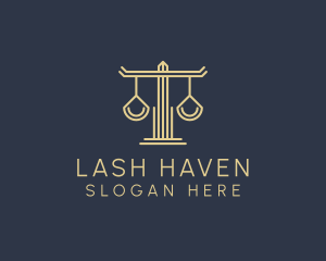 Law Firm Scales logo design