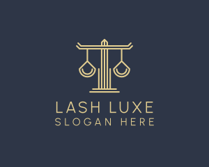 Law Firm Scales logo design