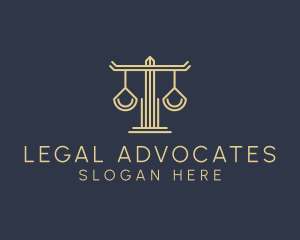 Law Firm Scales logo design