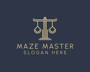 Law Firm Scales logo design