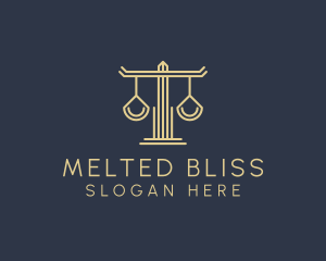 Law Firm Scales logo design