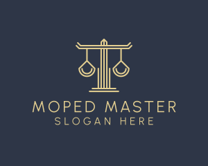 Law Firm Scales logo design