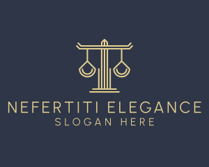 Law Firm Scales logo design