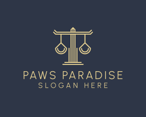 Law Firm Scales logo design