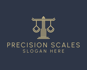 Law Firm Scales logo design