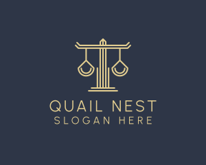 Law Firm Scales logo design