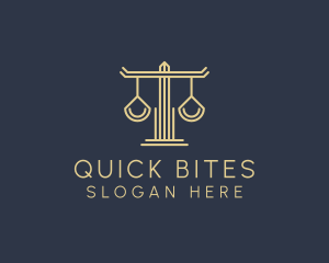 Law Firm Scales logo design