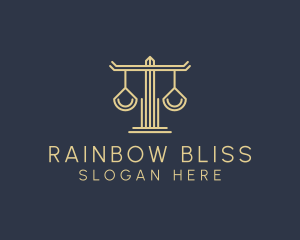 Law Firm Scales logo design