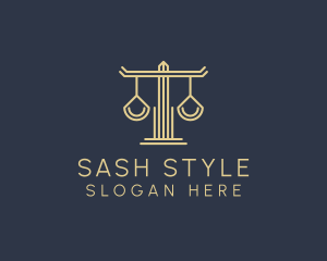 Law Firm Scales logo design