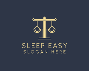 Law Firm Scales logo design