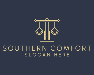 Law Firm Scales logo design