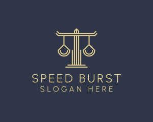 Law Firm Scales logo design